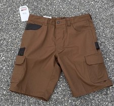 Dickies Cargo Shorts Men  s 34 Brown Ripstop Utility Workwear NWT