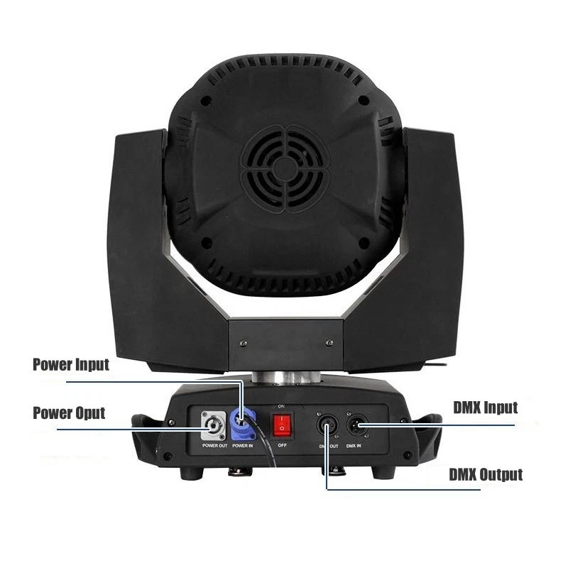 DJ ZOOM Beam Wash Bee Eye 19x15W LED Wash Moving Head Disco Stage Light fr Event - Image 4 of 4