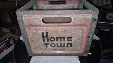 Cumberland Case Company Home Town Fiberglass Metal Milk Crate