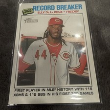 2026 Topps Heritage Record Breaker Elly De La Cruz #233 Reds