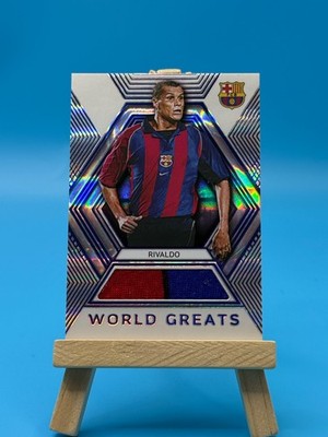 Rivaldo | 2025 Futera Platinum World Greats Patch /6 Barcelona & Brazil