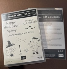 Stampin' Up retired Spooky Halloween stamp set and matching dies