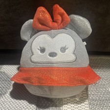 Squishmallows Disney 100 Minnie Mouse Silver 6 inch Stuffed Plush Kellytoy