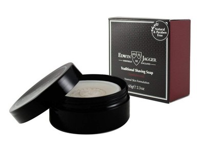 EDWIN JAGGER Sandalwood Premium Natural Shave Soap In Travel Tub 65g 2.3oz NEW