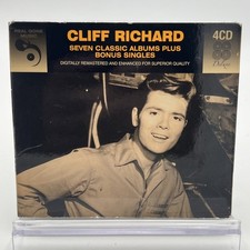 CLIFF RICHARD - SEVEN CLASSIC ALBUMS + BONUS SINGLES (4CD) *124 TRACKS*
