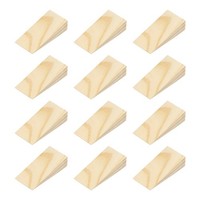 "12 StüCk Holz TüRstopper, 1.57\" X 0.79\" X 0.39\" Rutschfeste TüRkeile FüR Zuhause"