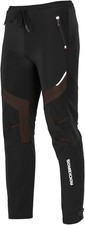 ROCKBROS Winter Cycling Pants Warm Ergonomics Men's Windproof Small, Black