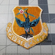 USAF 533rd Recon Wing Batcat "Cavete Cattam" Patch