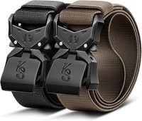 Taktischer GüRtel Herren 2Er MilitäR ArbeitsgüRtel 38Mm Schnellverschluss