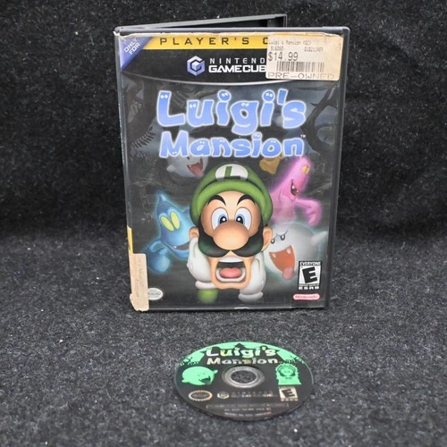Luigi's Mansion Player's Choice Nintendo GameCube NO MANUAL Tested Scratches