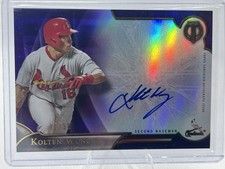 2016 Topps Tribute #TA-KW Kolten Wong Tribute Auto Purple #/50 A51