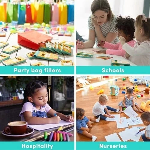 60 Cajas de Mini Lápices de Colorear para 60 Juegos de Pack de 6 Colores (Total 360) Foto 4 de 4