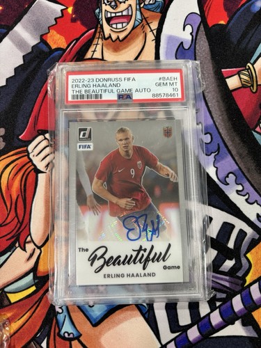 Erling Haaland #BA-EH 2022 Panini Donruss Beautiful Game Autographs card