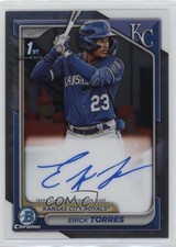 2024 Bowman Chrome Prospect Auto Erick Torres #CPA-ET Auto sc8