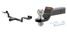 CURT Trailer Hitch Tow Kit Class 3 Receiver, 2in Ball Mount, Pin & Clip #13558