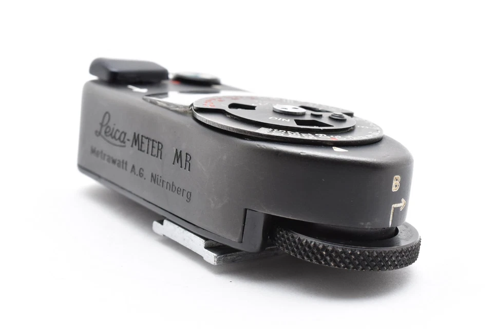 Medidor LEICA MR MR-4 MR4 negro para M2 M3 M4 M4-2 M4-P con caja [excelente+++] JAPÓN Foto 4 de 4