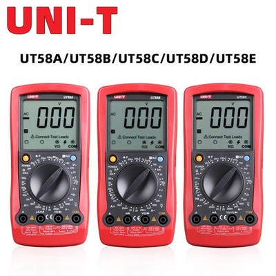  UNI-T UT58A/UT58B/UT58C/UT58D/UT58E Modern Digital Multimeters Large LCD AC/DC