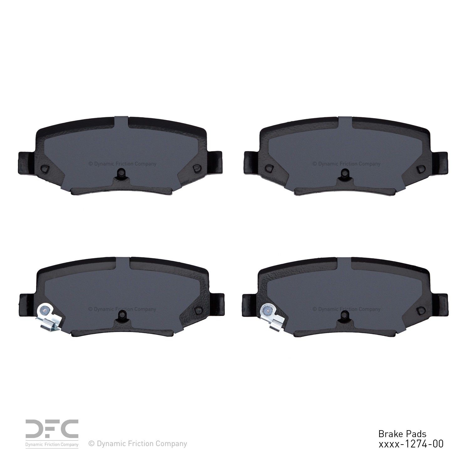 Dynamic Friction 1400-1274-00 DFC Ulitmate Duty Performance Brake Pads