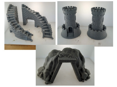 Structures pack #1 28mm terrain FAST SHIP|Alternate Wargaming Miniature