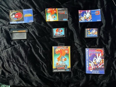 Sega Mega Drive Sonic Bandle 3Spiele 3 Anleitungen 2 OVP. Alles Funktioniert