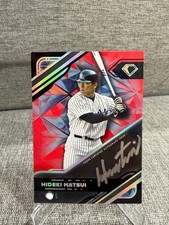 Hideki Matsui 5 Series 2025 Diamond Icons Silver Ink Auto Baseball Card Used