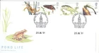 GB 2001 POND LIFE   FDC