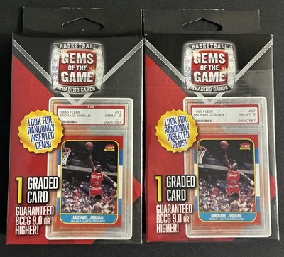 2023 Factory Sealed Sports Cards Basketball Gem Of The Game Graded Slabs X2 