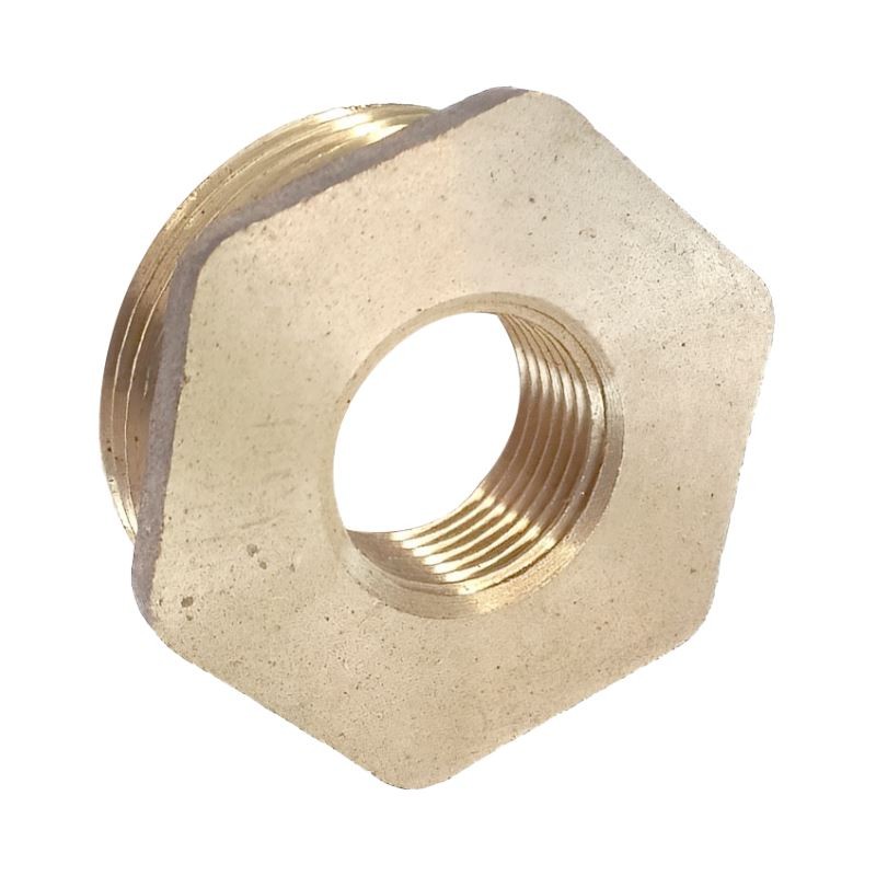 ODS - 1 1/4"" x 3/4"" Brass Hexagon Threaded Bush - FREE Next-Day Delivery - Image 2