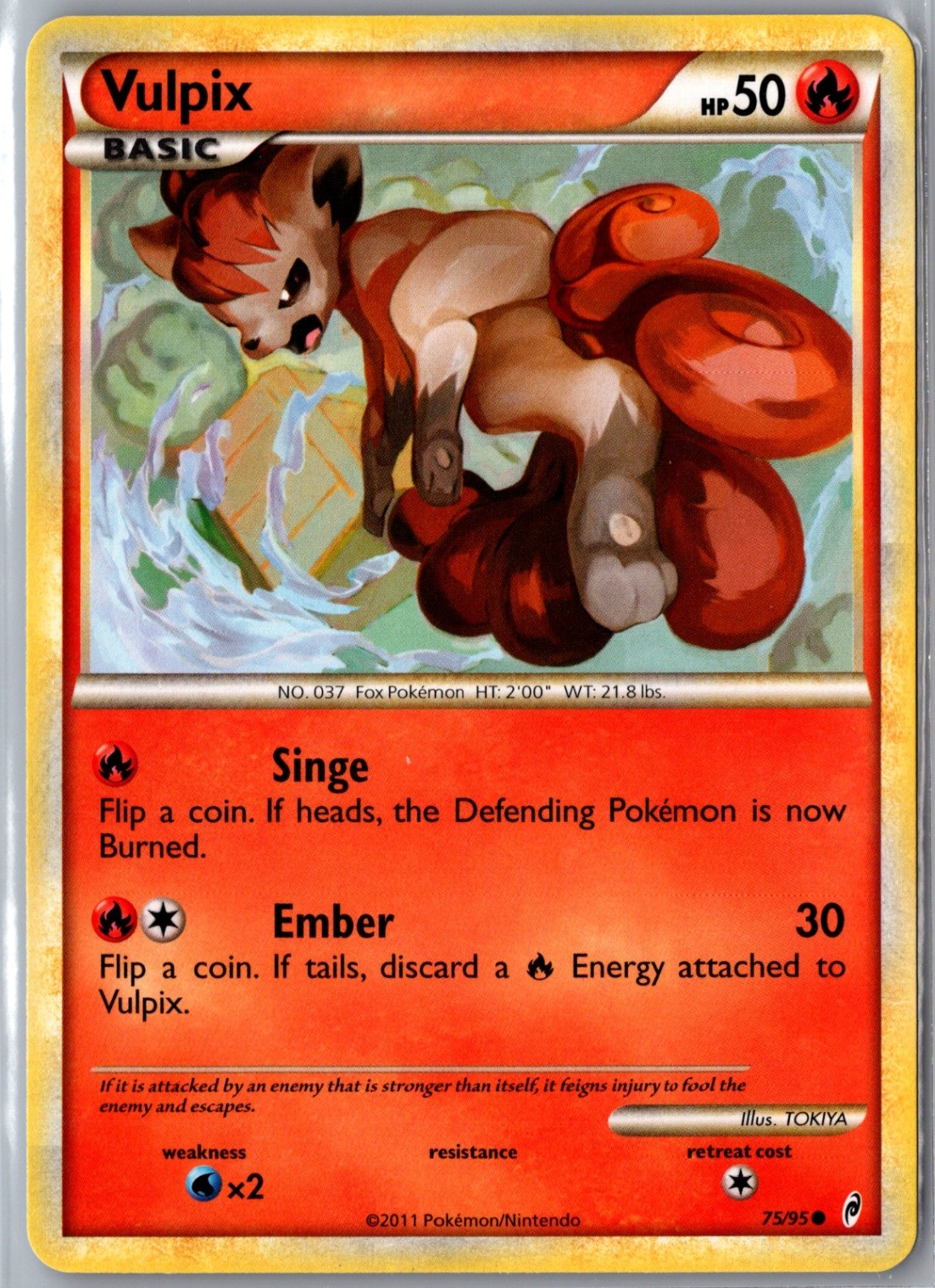 Vulpix Common Call of Legends 75/95 LP