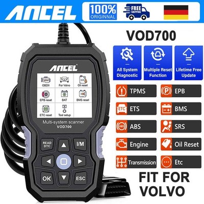 2026 ANCEL Profi OBD2 Diagnosegerät Auto Fehlerauslesegerät EPB DPF Für Volvo