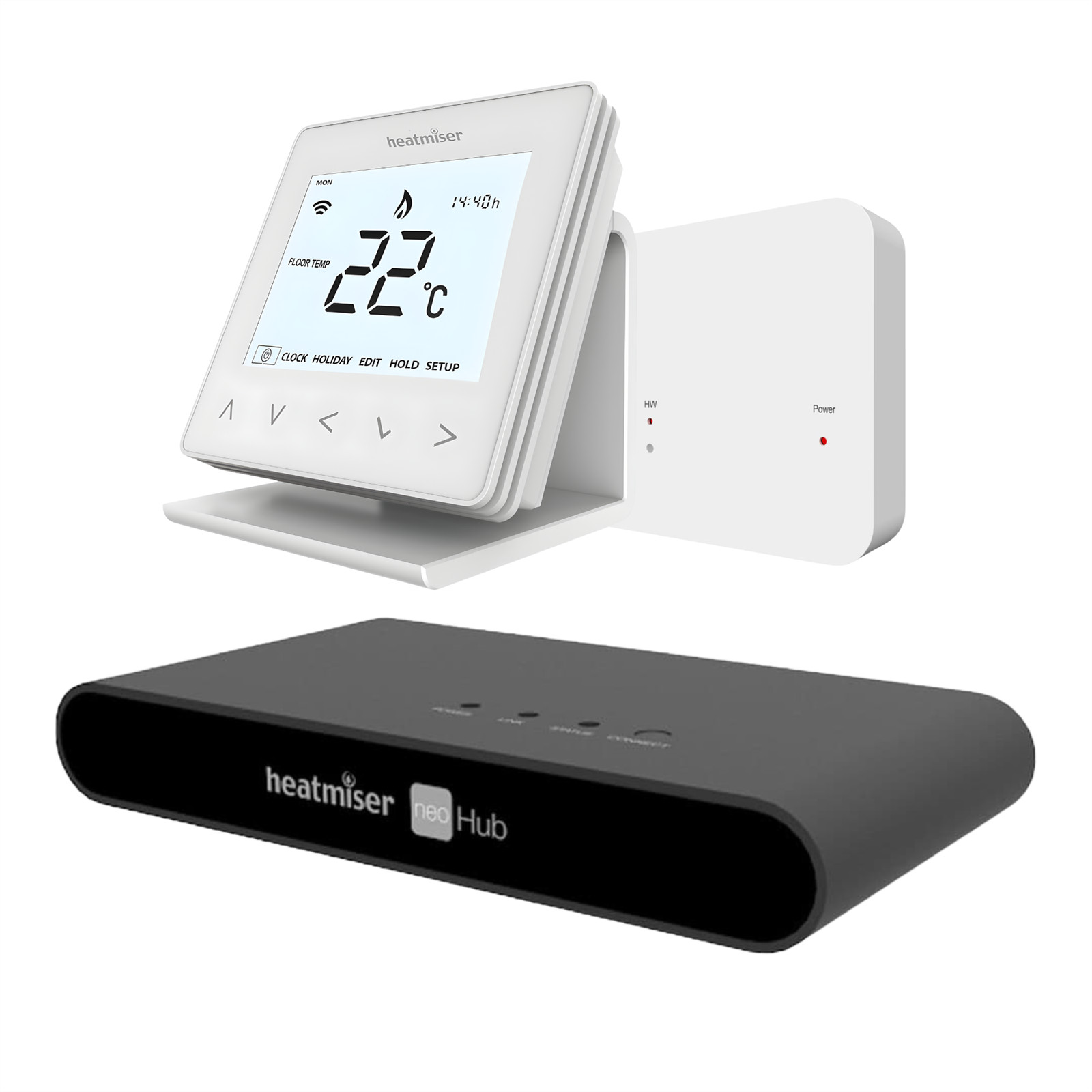 Heatmiser NeoAir V3 Wireless Heating Control Bundle with Hub & RF Switch