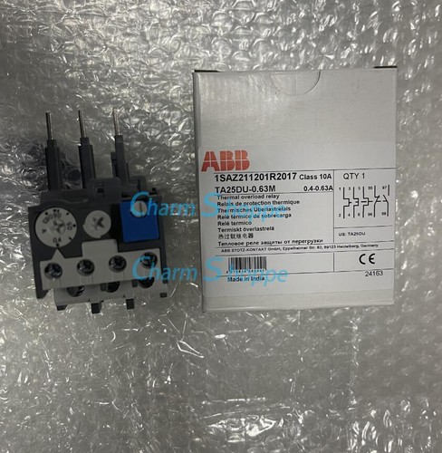 1 Stück Neu ABB Thermisches Überlastrelais TA25DU-0,63 M 0,4 - 0,63 A Schneller Versand - Bild 2 von 3