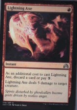 Lightning Axe - Shadows over Innistrad: #170, Magic: The Gathering Nm C259