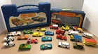 Vintage MatchBox Super Fast Car Lot Of 22 W/ Carry Cases 1970’s