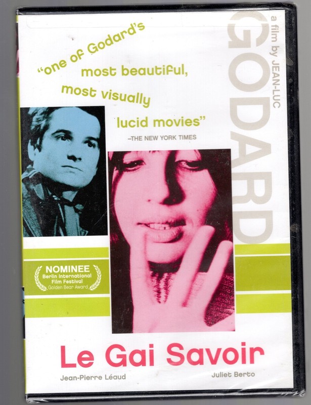 Godard's Le Gai Savoir(1969)Jean Pierre Leaud;SEALED DVD;French- Eng sub