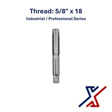 5/8" x 18 Thread Industrial / Professional Series Tap 1 Tap by X1 Tools