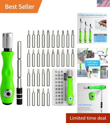 Ergonomic 32 in 1 Mini Screwdriver Set with Magnetic Tips - Perfect for Home Use