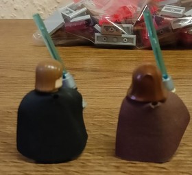 Lego Star Wars 7257 Ultimate Lightsaber Duel with Light-Up Figures 100% Complete