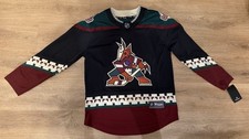 Fanatics NHL Hockey Arizona Coyotes Black Home Premier Breakaway Jersey Small