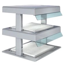 Duke Manufacturing HotFrost 50"W 2-Tier Refrigerated Hot/Cold Food Display