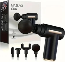 massage gun with 5 attachment