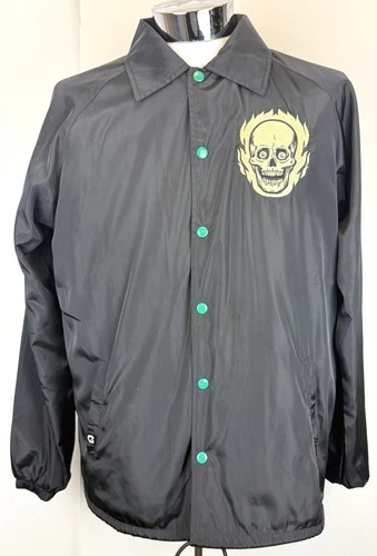 Beistle by Creepy Company Shippensburg Bone Yard Bombers Green Jacket Sz Lg - product listing photo