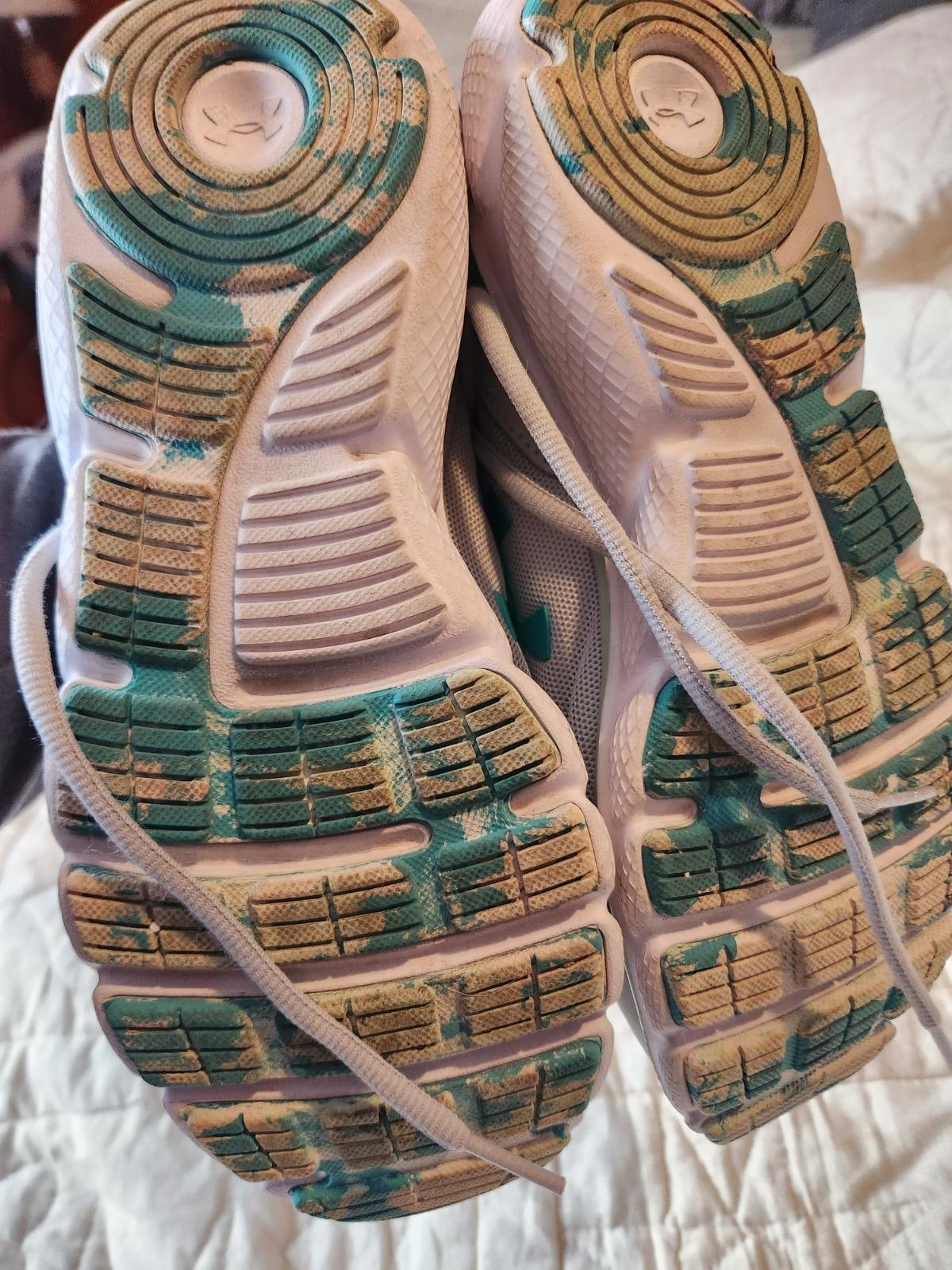 Size 9 - Under Armour Charged Assert 9 Marble Halo Grey Sea Mist W thumbnail 4