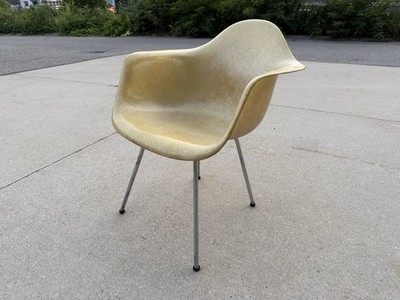 Mid Century Arm Shell SAX Chair Eames Herman Miller Rope Edge ONE Of A KIND