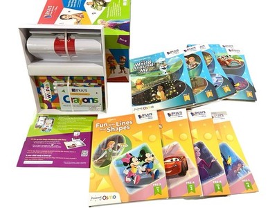 Pre-K Preschool Premium Learning Kit Disney 9 Books Osmo iPad Base Math Reading