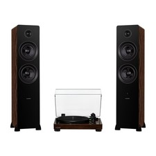 Fluance RT81 Vinyl Turntable and Ai81 Elite Powered Floorstanding Tower Speakers