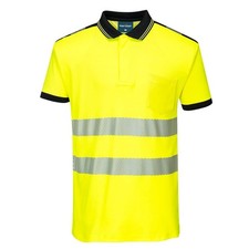 Image of Portwest PW3 Hi-Vis Polo Shirt S/S PW317