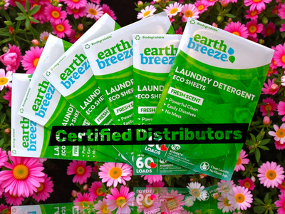 #ad 6 Pack Earth Breeze Fresh Scent Laundry Detergent Eco Sheets 60 Loads Each New $32.81