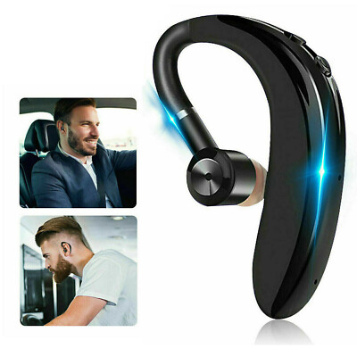 Bluetooth Headset Wireless Earphone Rotating Ear Hook Earpiece for Both Ears