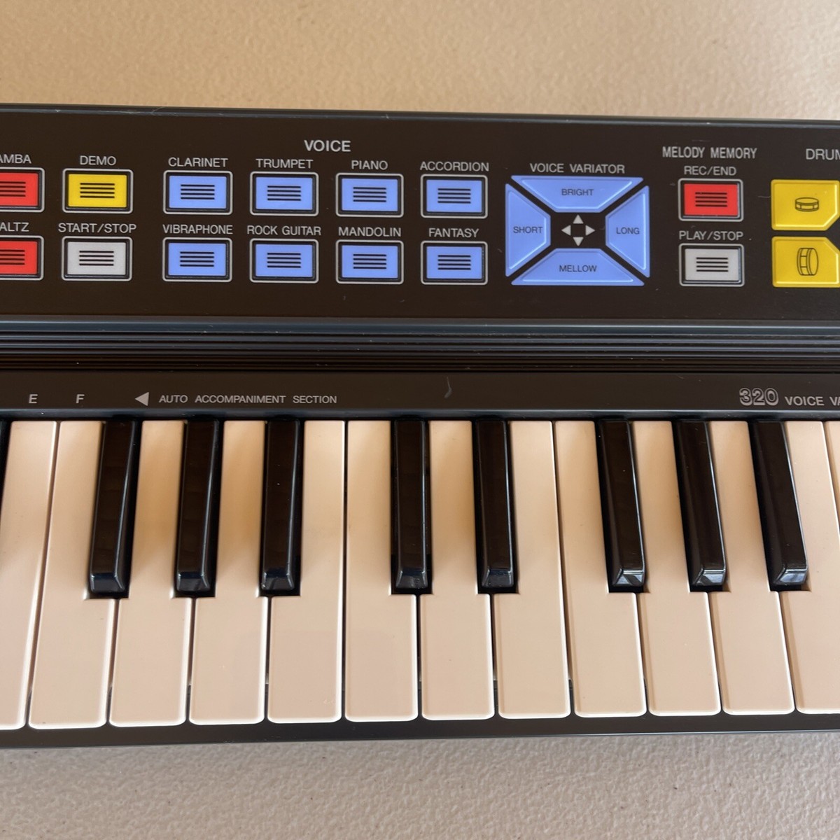 Vintage Yamaha Porta Sound PSS-125 80s Music Synth Keyboard